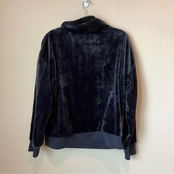 PJ Salvage Everyday Cozies Plush Velour Quarter Zip Pullover - Picture 2 of 4